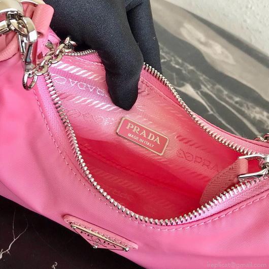 Prada 1BH204 Prada Re-Edition 2005 Nylon Bag Pink