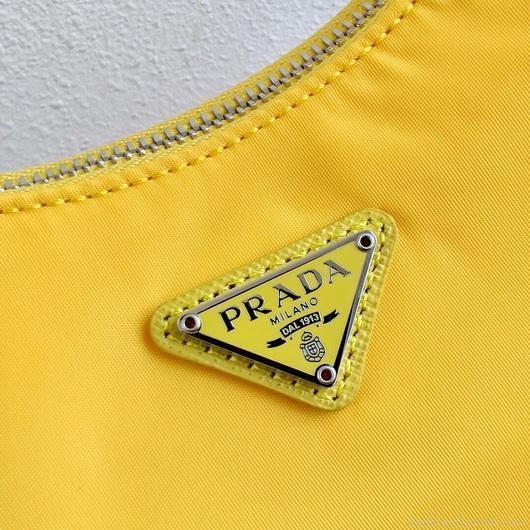 Prada 1BH204 Prada Re-Edition 2005 Nylon Bag Yellow
