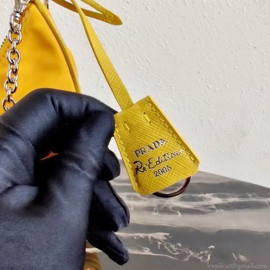 Prada 1BH204 Prada Re-Edition 2005 Nylon Bag Yellow