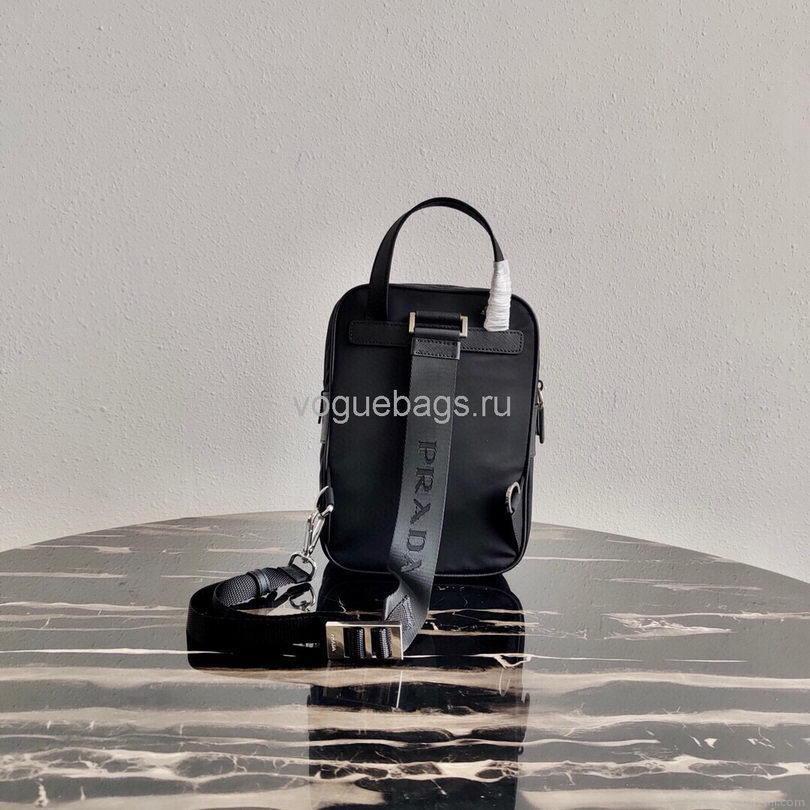 Prada 2VZ026 Nylon Backpack Bag in Black