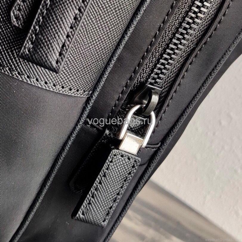 Prada 2VZ026 Nylon Backpack Bag in Black