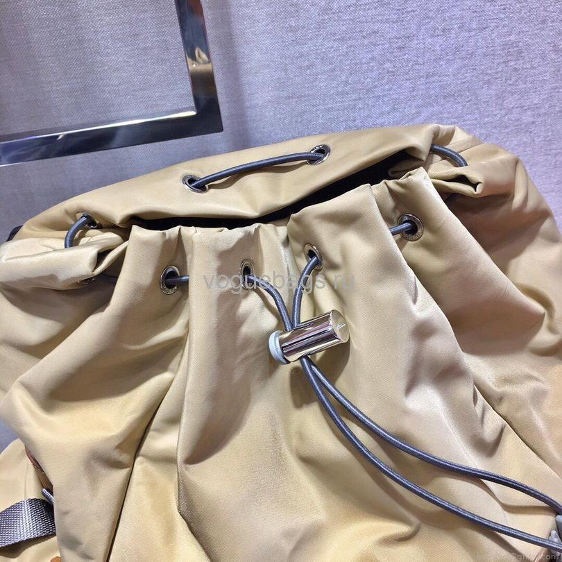 Prada 2VZ074 Nylon Backpack Bag in Brown