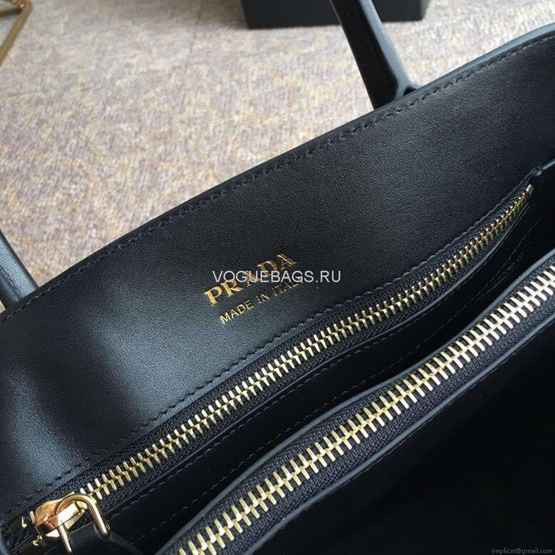 Prada 1BA153 Large Saffiano Leather Handbag in Black