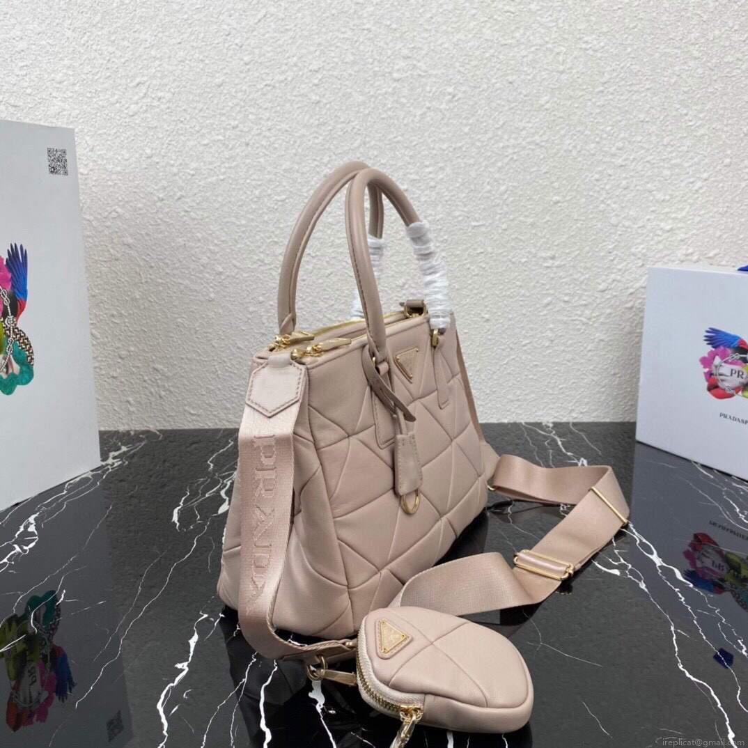 Prada Small Prada Galleria Saffiano Leather bag 1BA863 Apricot