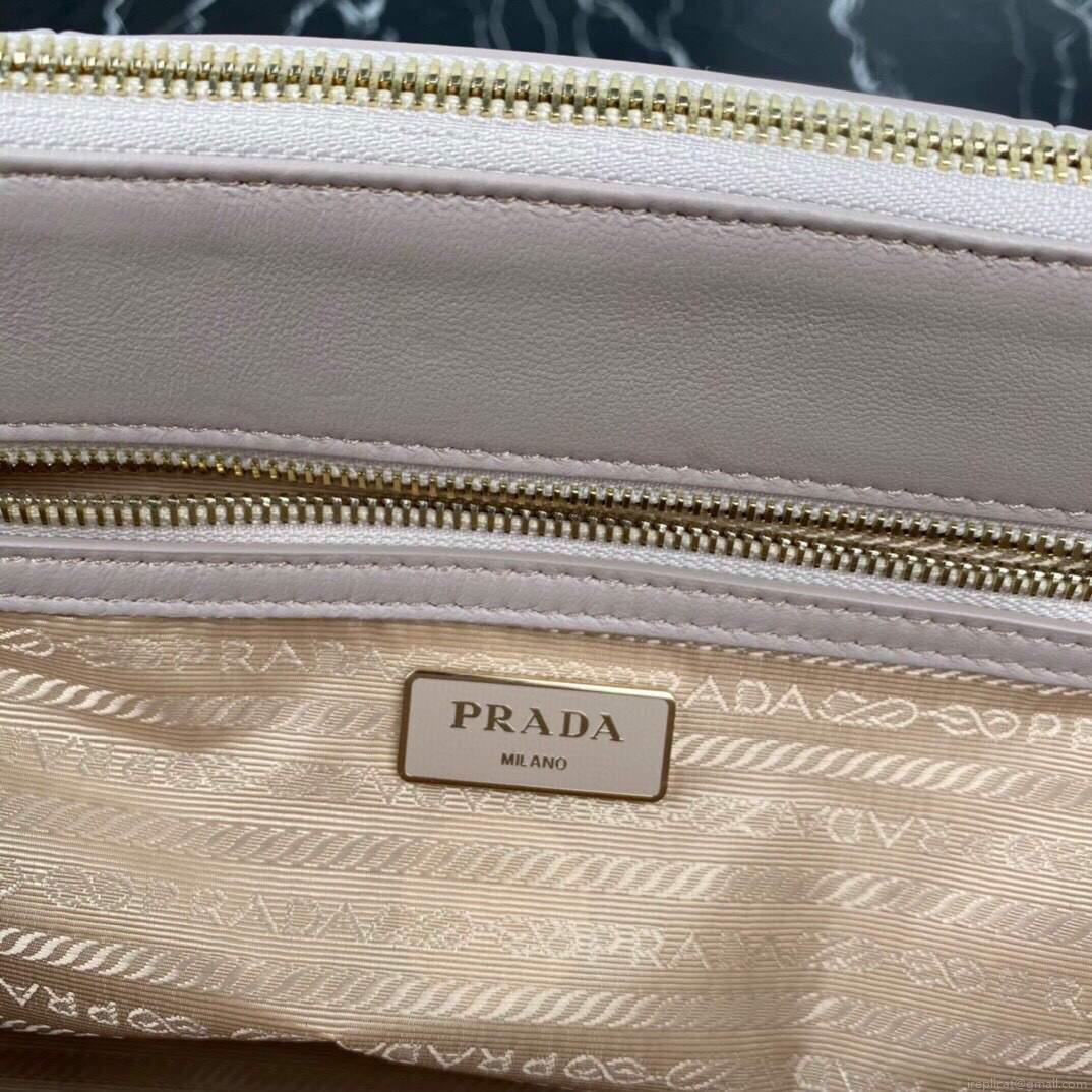 Prada Small Prada Galleria Saffiano Leather bag 1BA863 Apricot