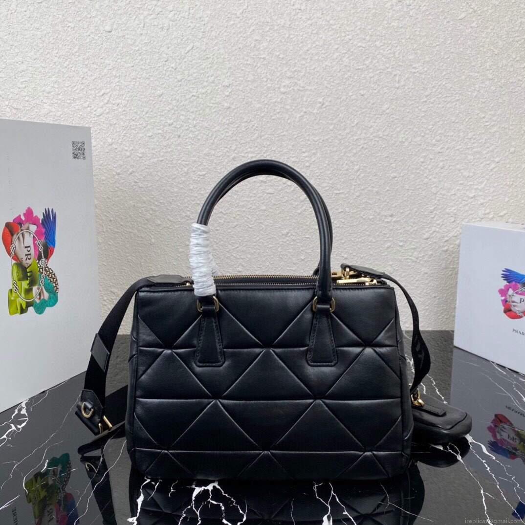 Prada Small Prada Galleria Saffiano Leather bag 1BA863 Black