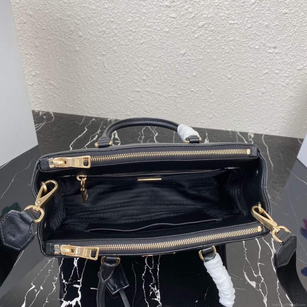 Prada Small Prada Galleria Saffiano Leather bag 1BA863 Black