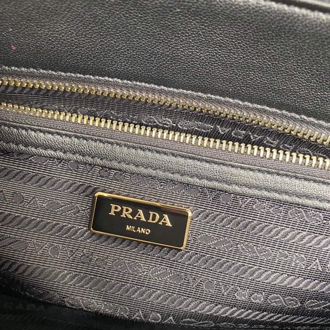 Prada Small Prada Galleria Saffiano Leather bag 1BA863 Black