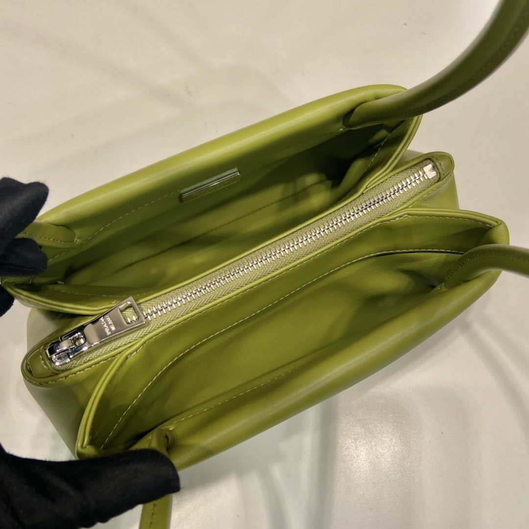 Prada 1BA368 Leather mini-bag Bag Green