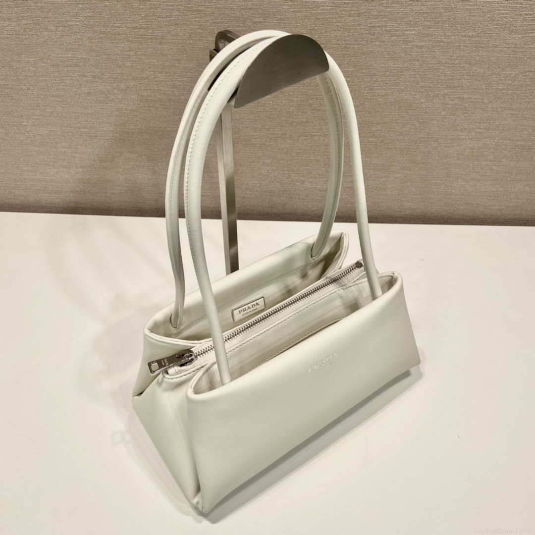Prada 1BA368 Leather mini-bag Bag White
