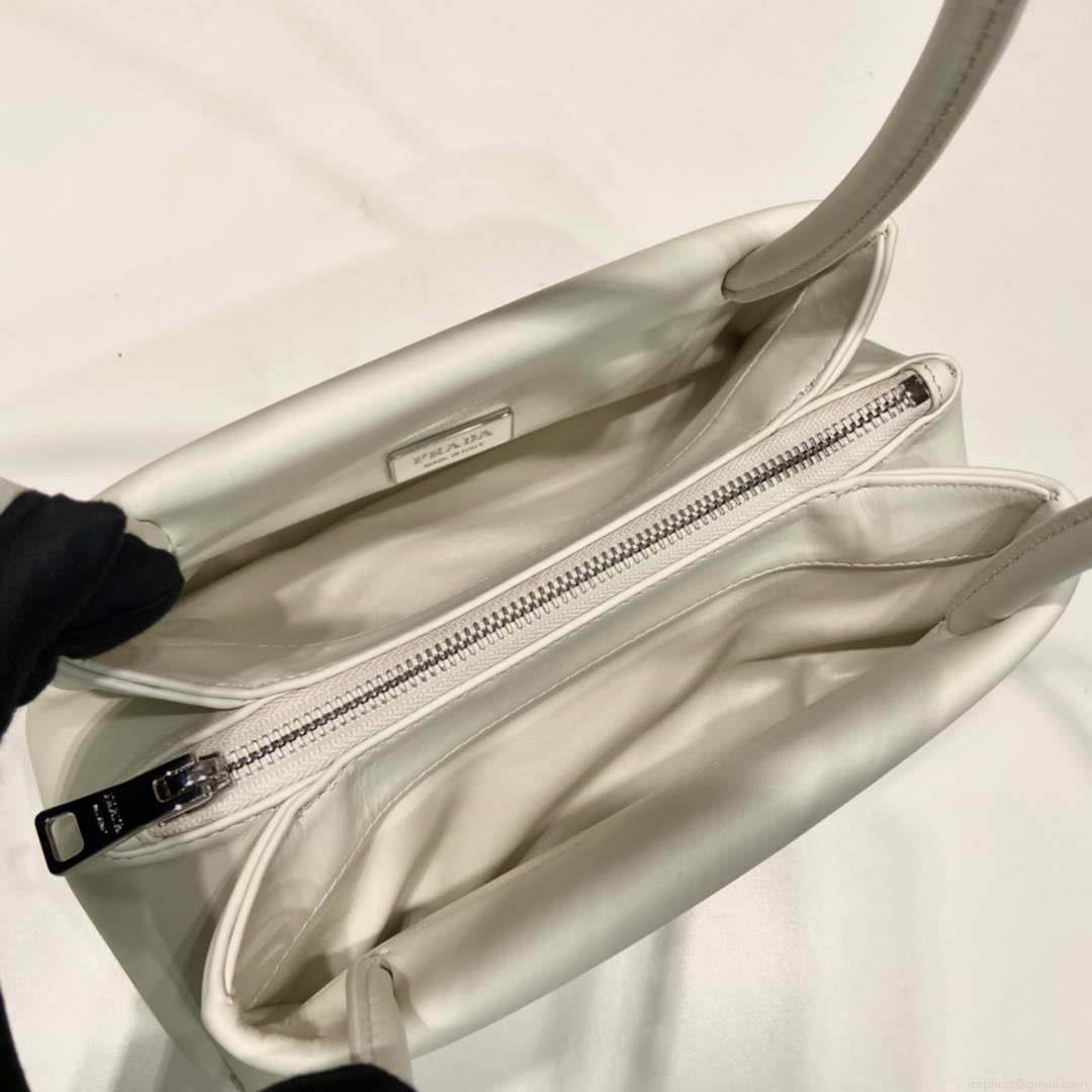 Prada 1BA368 Leather mini-bag Bag White