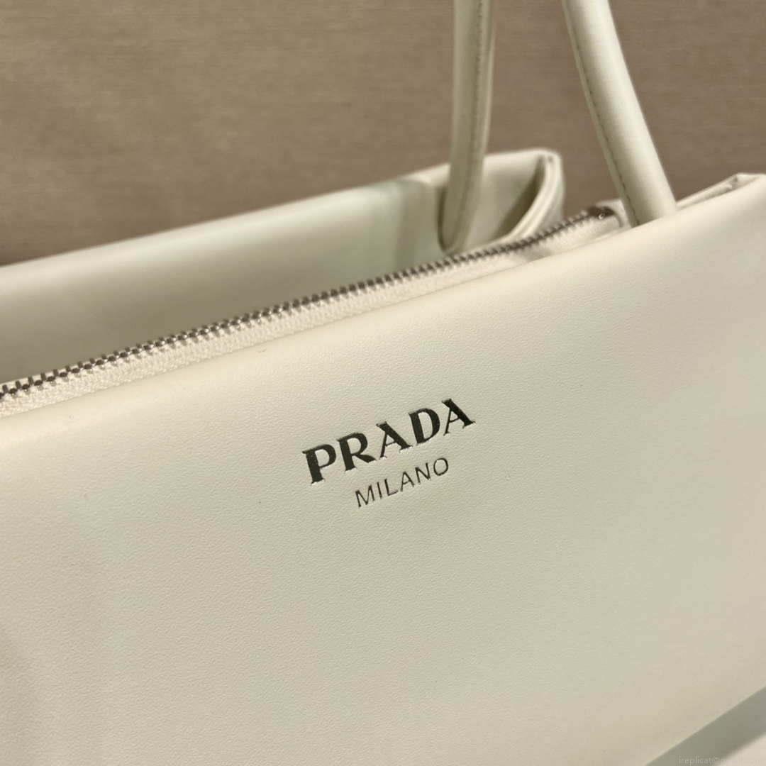 Prada 1BA368 Leather mini-bag Bag White