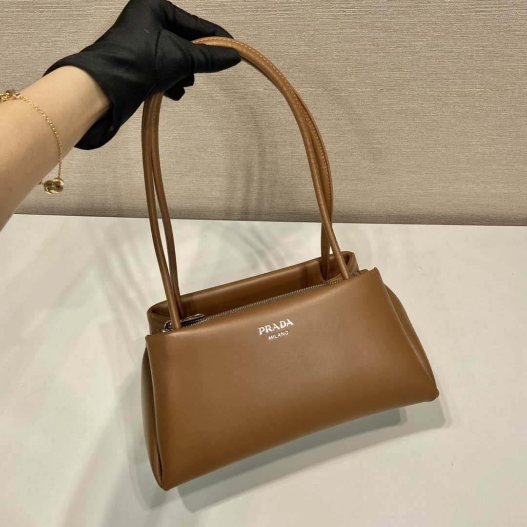Prada 1BA368 Leather mini-bag Bag Brown