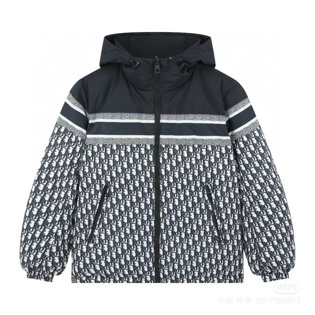 Christian Dior Unisex Clothing Down Feather Coat Long Sleeved 859586