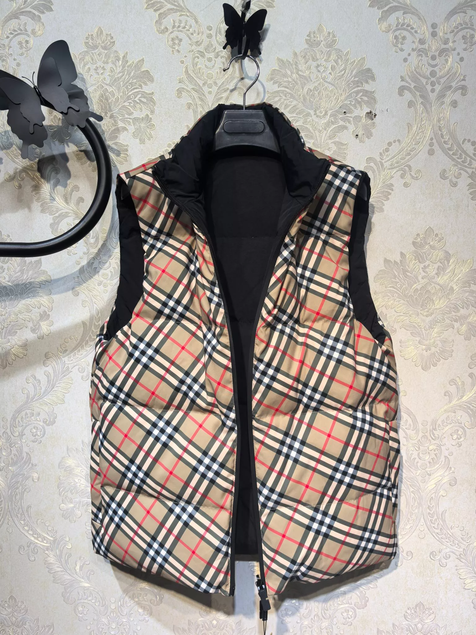 Burberry Woman clothing Down Feather Coat Sleeveless 459575