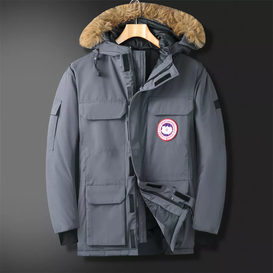 Unisex Canada Goose Down Feather Coat Long Sleeved 571783