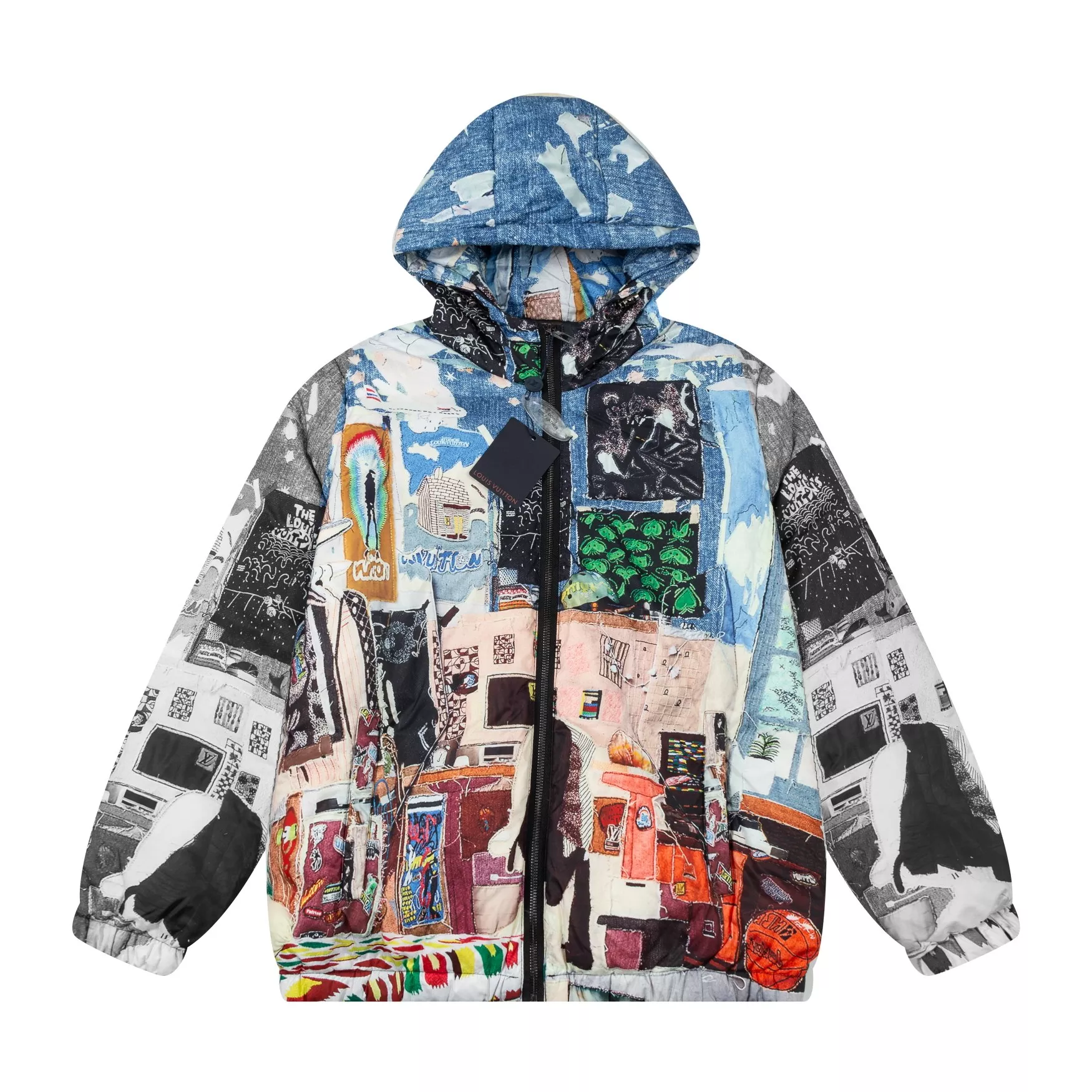 Louis Vuitton Down Feather Coat Long Sleeved Man replica clothing 86486