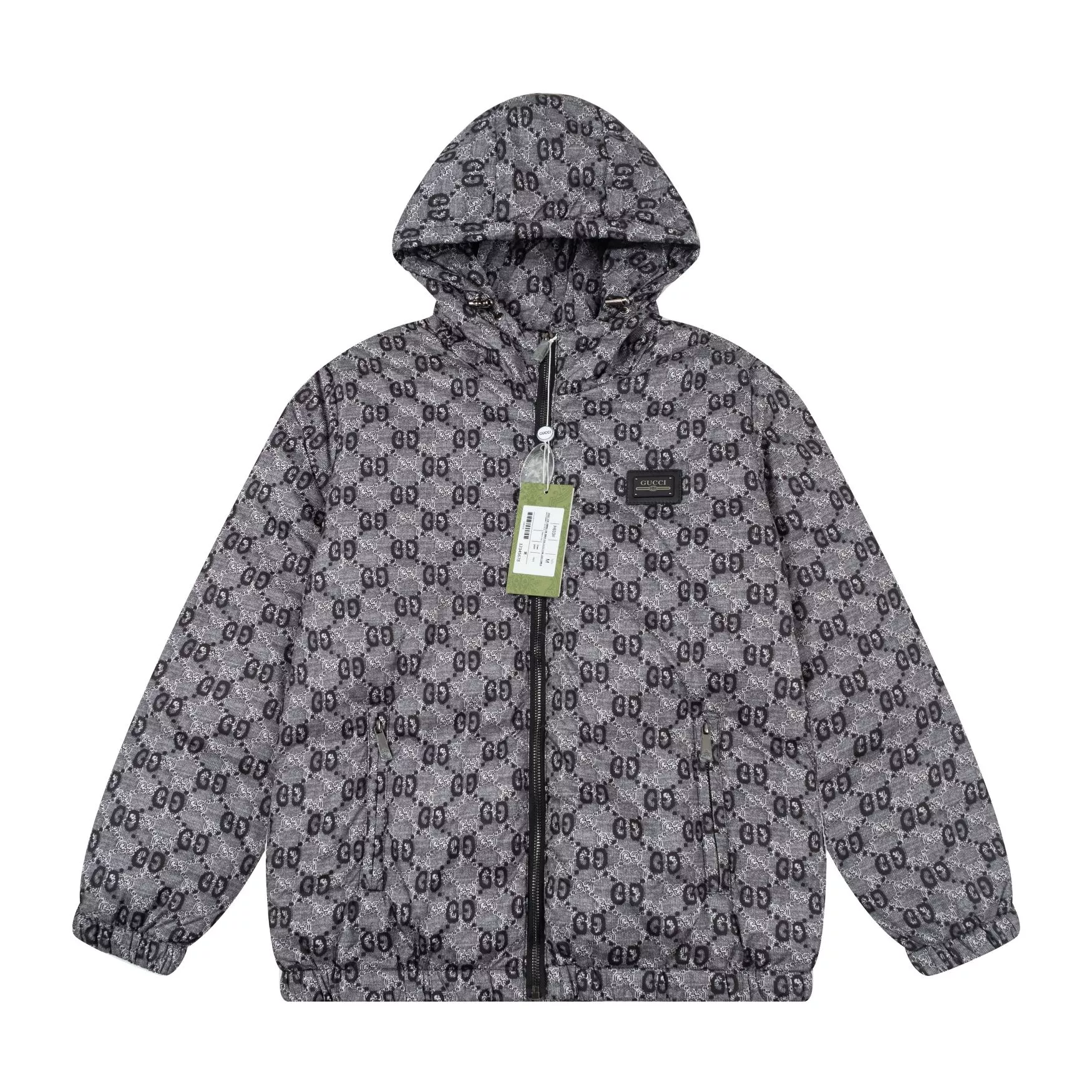 Gucci Man Down Feather Coat Long Sleeved 46452