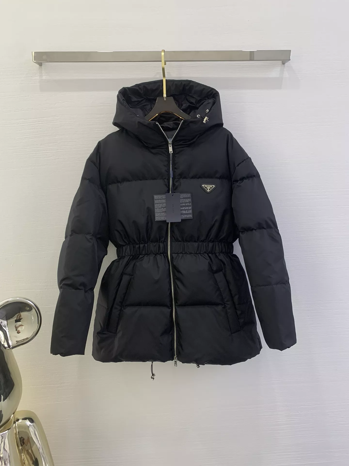 Prada Woman Down Feather Coat Long Sleeved For Women Wear 59561