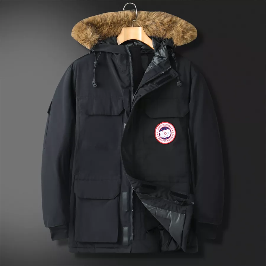 Canada Goose Down Feather Coat Long Sleeved For Unisex 3271784