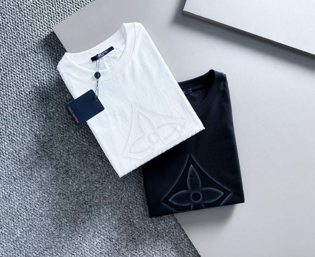 LV 1AAU5D Men’s Women’s LV Frequency Graphic T-Shirt L66459