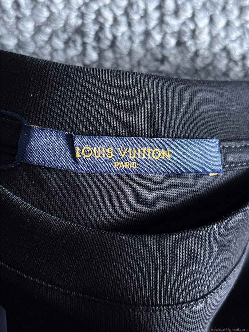 LV 1AAU5D Men’s Women’s LV Frequency Graphic T-Shirt L66459