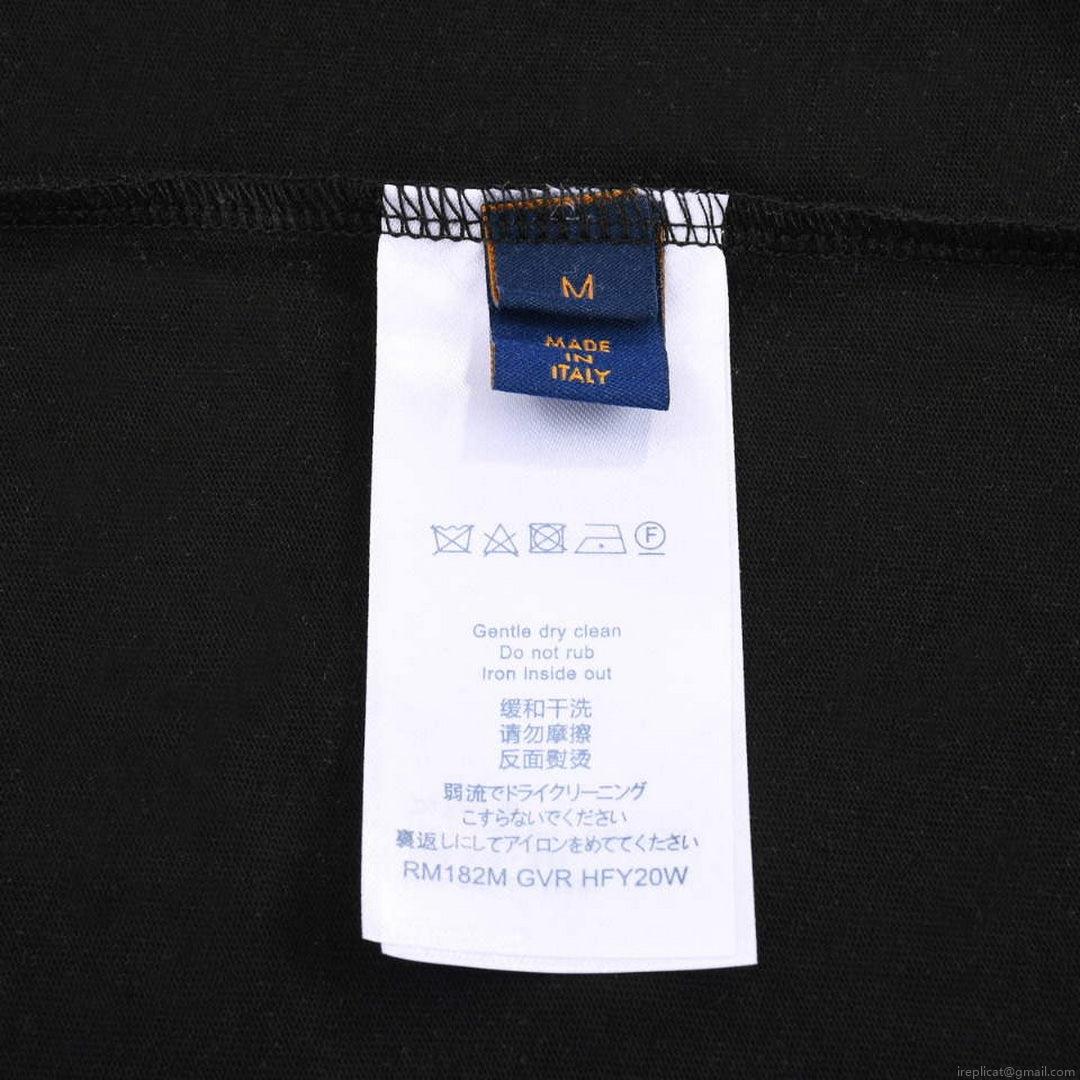 LV 1AAU5D Men’s Women’s LV Frequency Graphic T-Shirt L66463