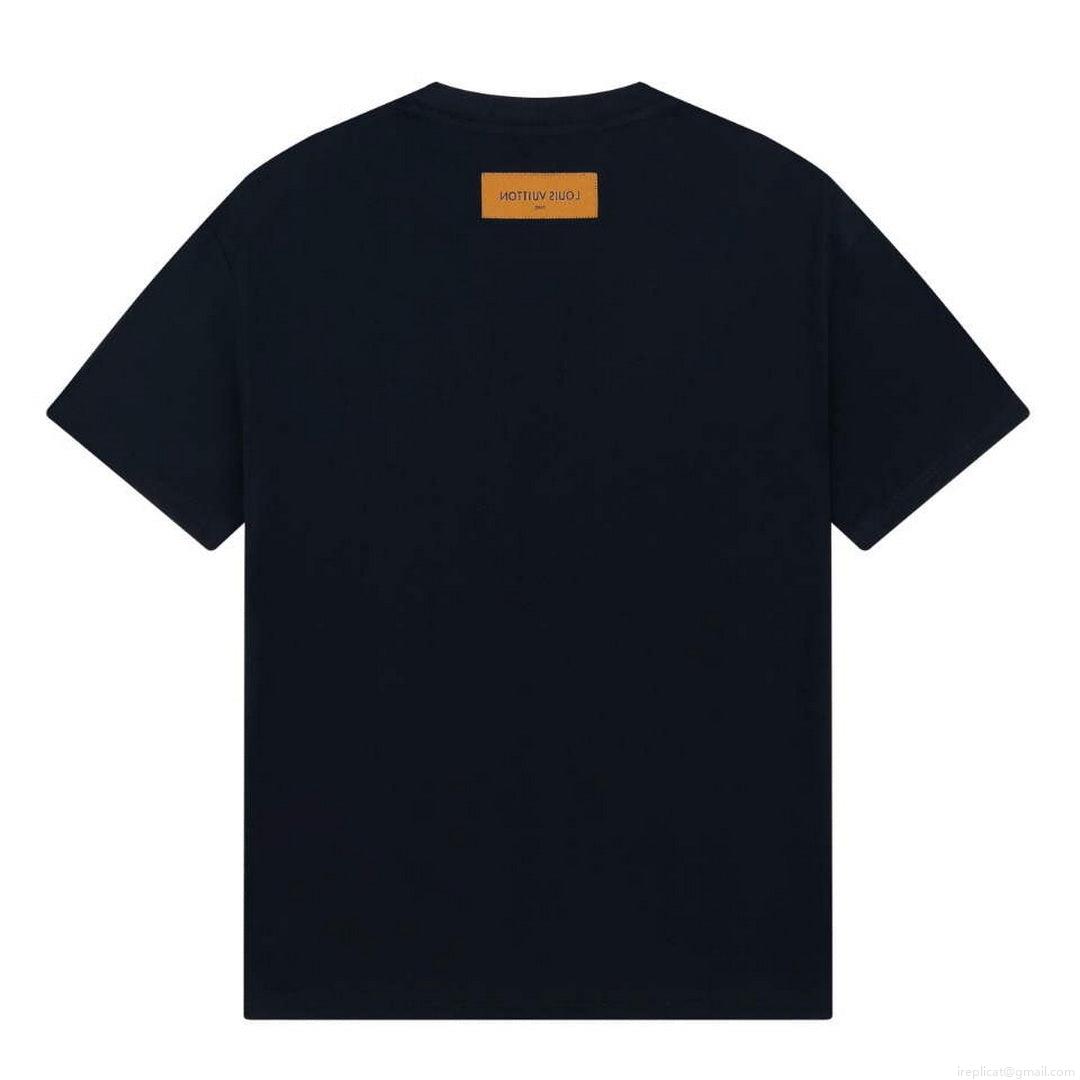 LV 1AAU5D Men’s Women’s LV Frequency Graphic T-Shirt L66465