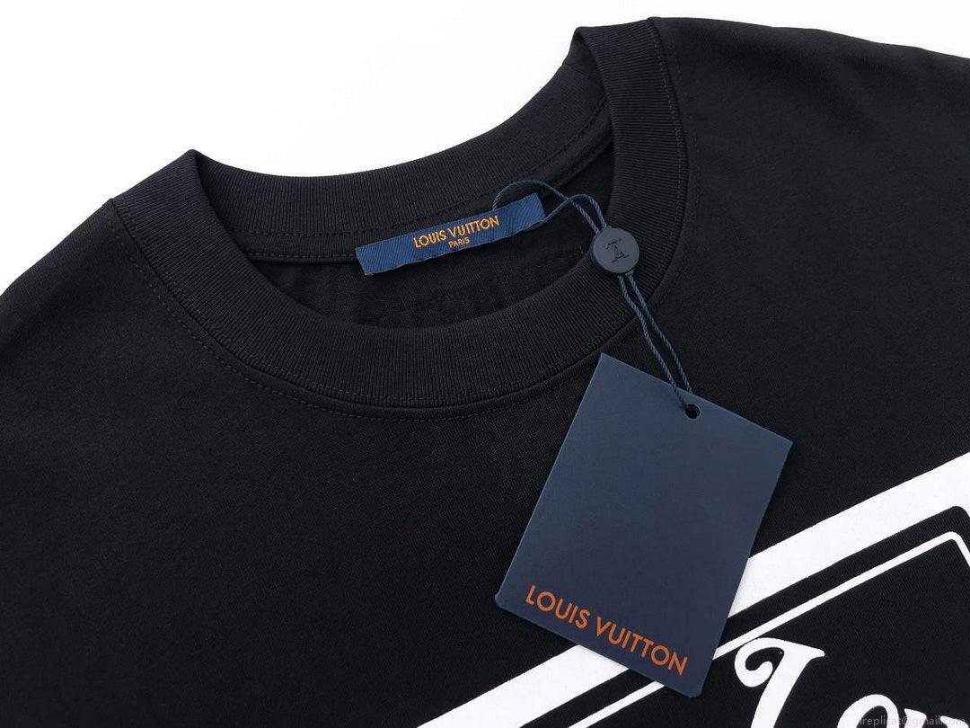LV 1AAU5D Men’s Women’s LV Frequency Graphic T-Shirt L66465