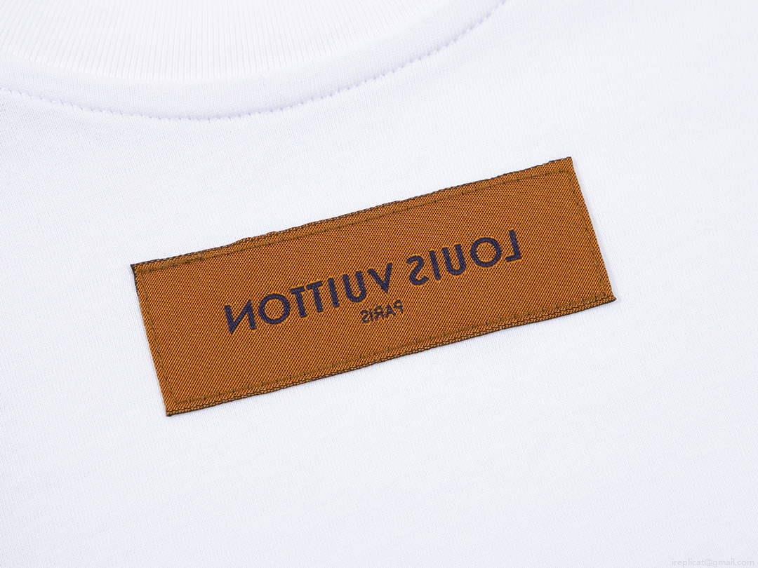 LV 1AAU5D Men’s Women’s LV Frequency Graphic T-Shirt L66467