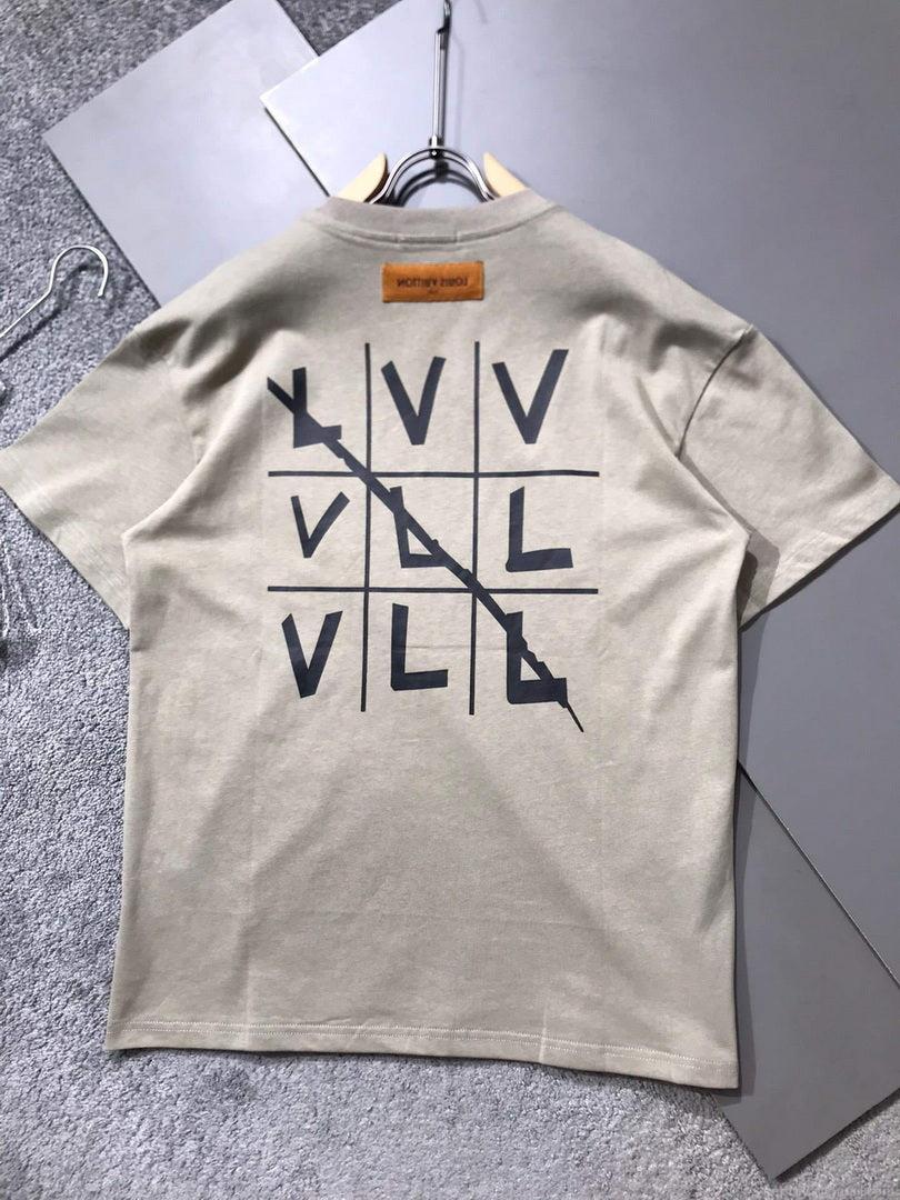 LV 1AAU5D Men’s Women’s LV Frequency Graphic T-Shirt L66471