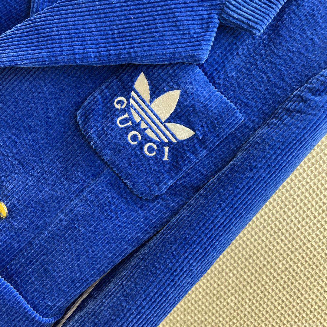 Gucci 693451 adidas x Gucci GG Jacket for women Blue