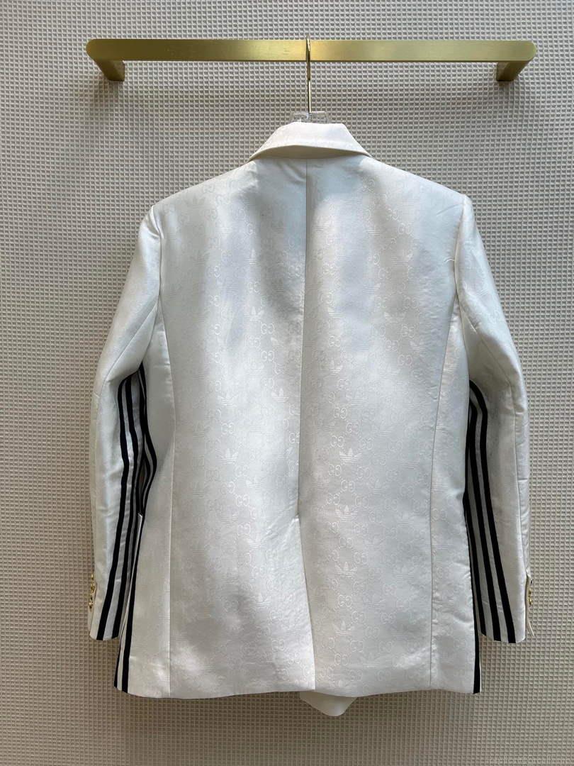 Gucci 693451 adidas x Gucci GG Jacket for women white