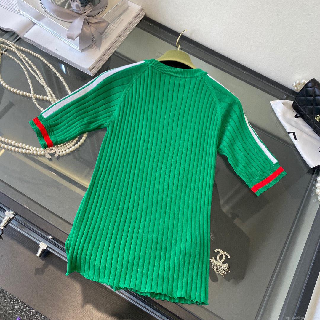 Gucci 693638 adidas x Gucci cropped T-shirt for women green