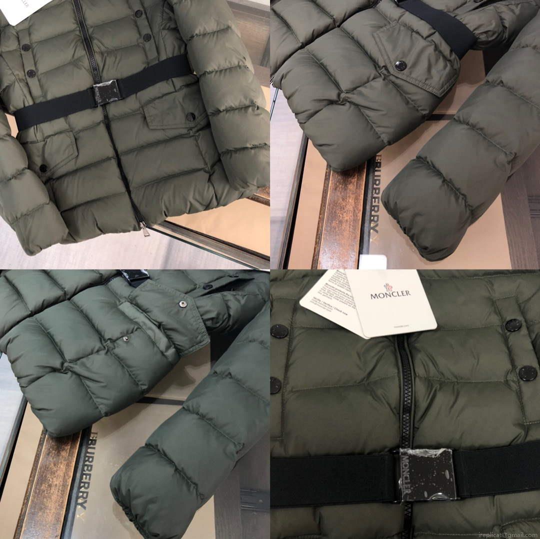 Moncler G20912A Women’s Short Down Green 88636