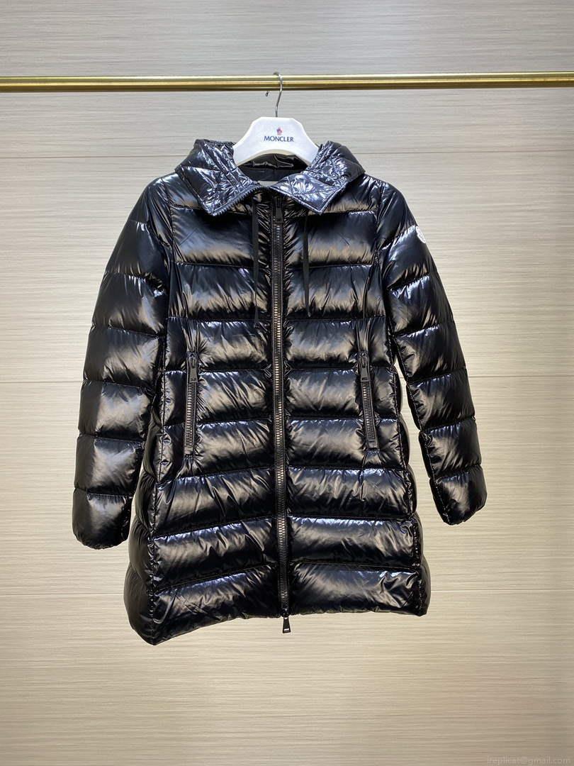 Moncler H20931C Women’s Long Down Black 88638