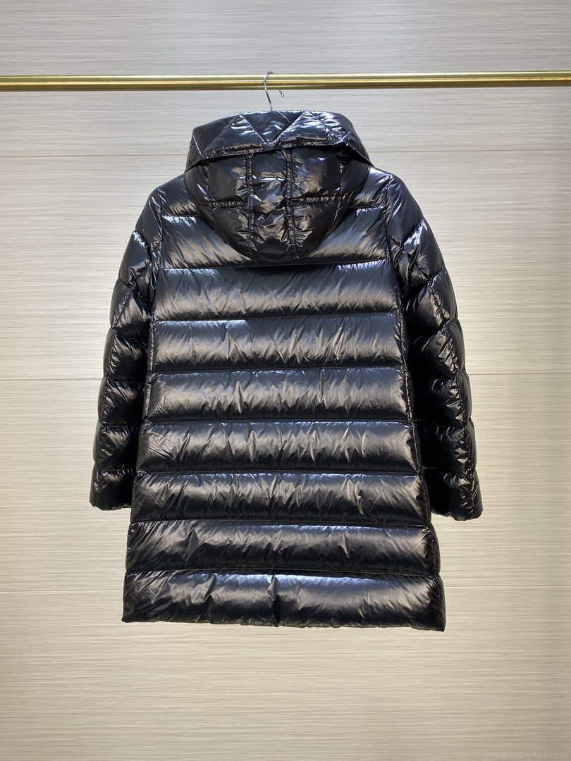 Moncler H20931C Women’s Long Down Black 88638