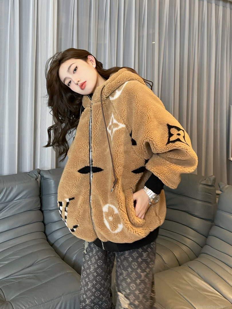 LV 1AAAWE Louis Vuitton Women’s Fashion Clothing Jacket L55732