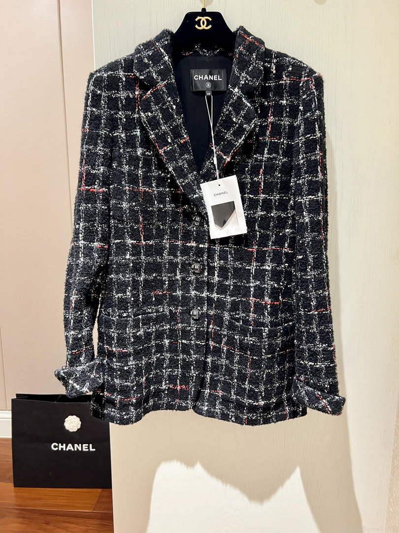 Chanel P73609 Women’s Fashion Clothing Jacket C58702