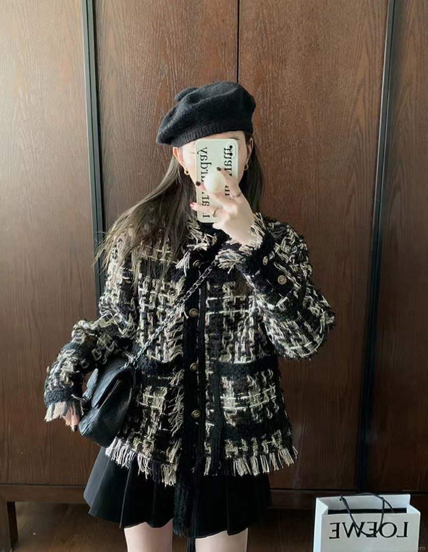 Chanel P73609 Women’s Fashion Clothing Jacket C58710