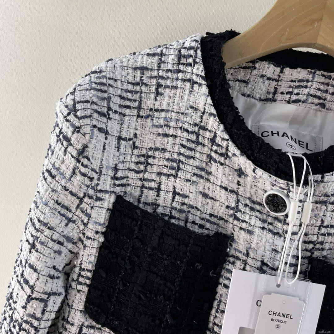 Chanel P73609 Women’s Fashion Clothing Jacket C58711