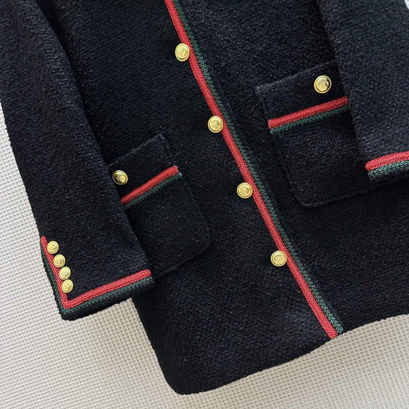 Gucci 718526 Women’s Tweed Wool Coat G66852