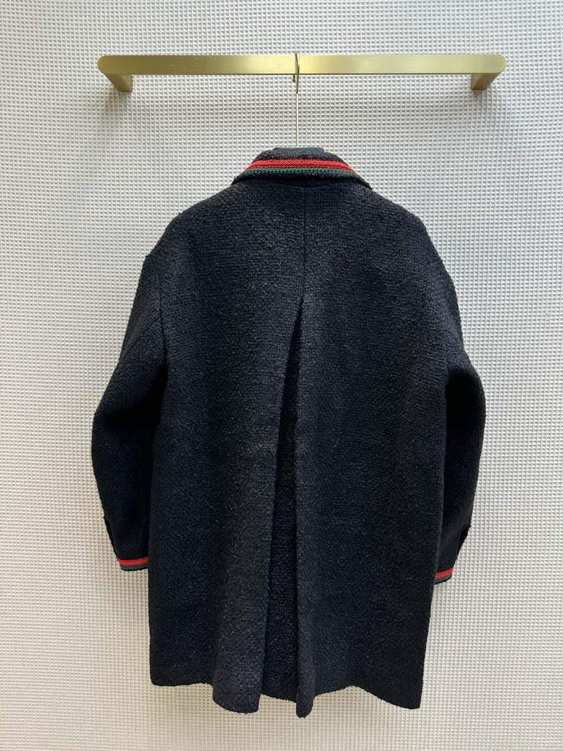 Gucci 718526 Women’s Tweed Wool Coat G66852