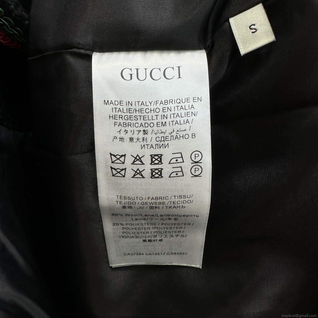 Gucci 718526 Women’s Tweed Wool Coat G66852