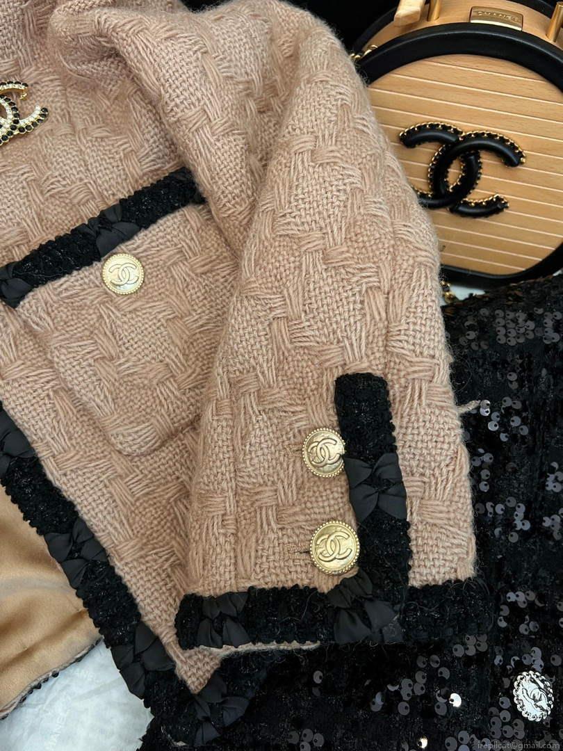 Chanel P73609 Women’s Fashion Clothing Jacket C58712