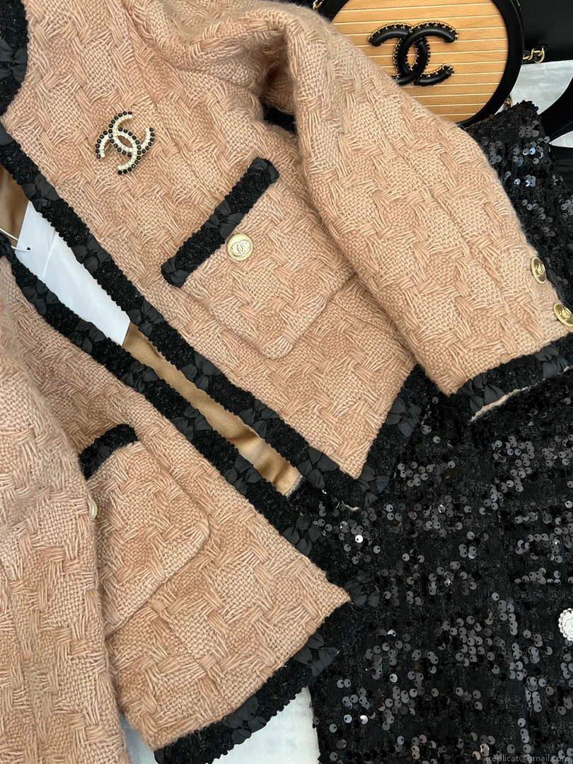 Chanel P73609 Women’s Fashion Clothing Jacket C58712