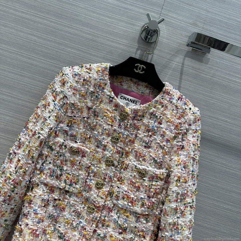 Chanel P73609 Women’s Fashion Clothing Jacket C58719