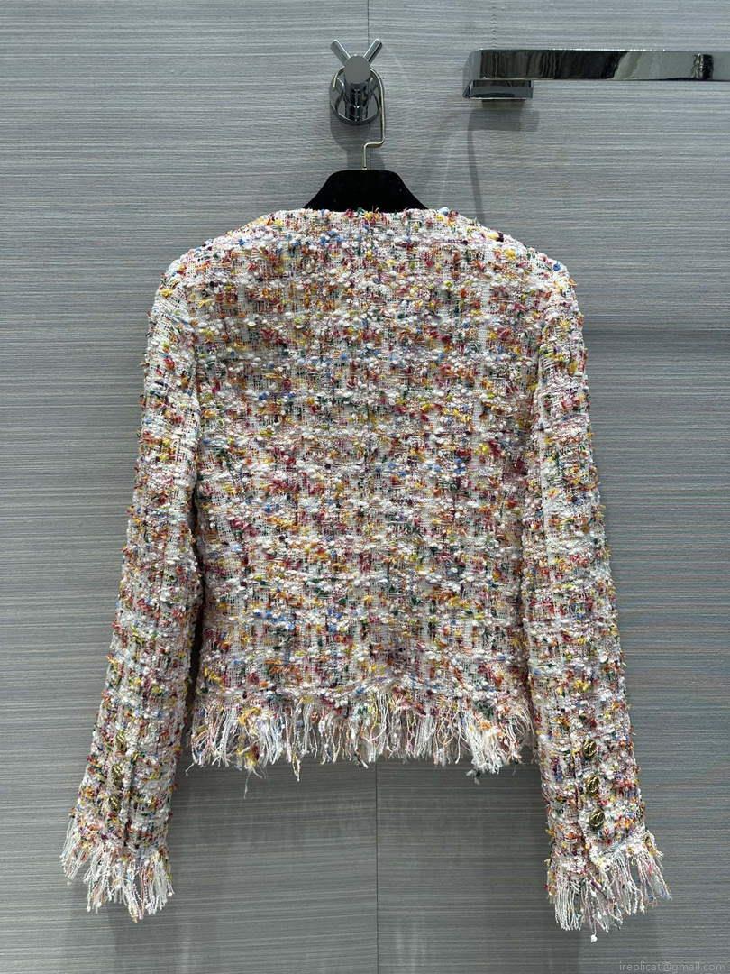 Chanel P73609 Women’s Fashion Clothing Jacket C58719