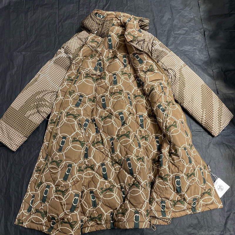 Hermes H2H4604DU02 Women’s Fashion Clothing Reversible Puffer Coat H33267