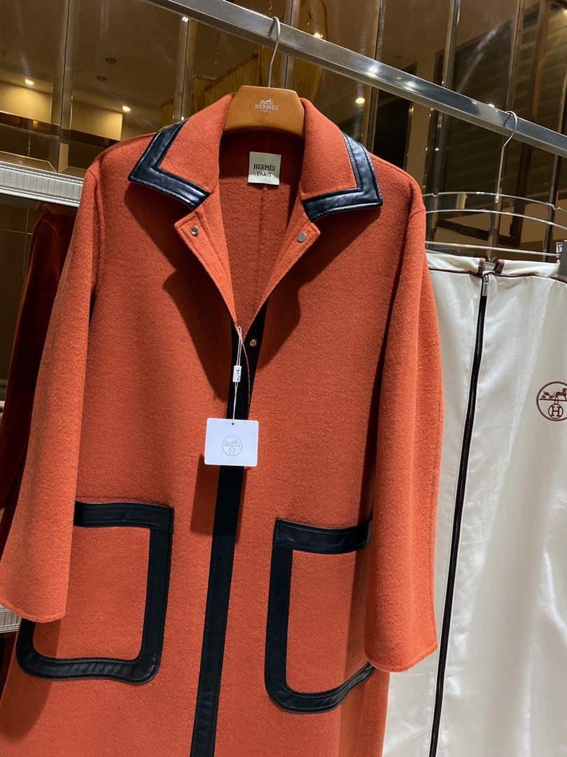 Hermes H2H0129DA0234 Women’s Fashion Clothing Coat H33270
